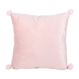 Something Different This Is Our Happy Place Square Filled Cushion Pastel Blue/pink (One Size) - thumbnail 2