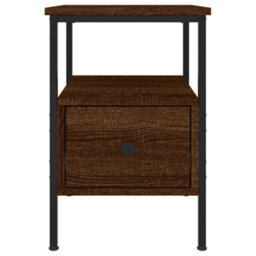 Berkfield Bedside Cabinets 2 Pcs Brown Oak 34X36X50 Cm Engineered Wood - thumbnail 7