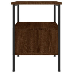Berkfield Bedside Cabinets 2 Pcs Brown Oak 34X36X50 Cm Engineered Wood - thumbnail 8