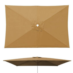 Brown 2X3M Rectangular Shade Sail Waterproof Uv Resistant - thumbnail 1