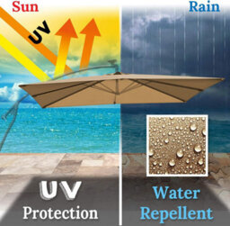 Brown 2X3M Rectangular Shade Sail Waterproof Uv Resistant - thumbnail 5