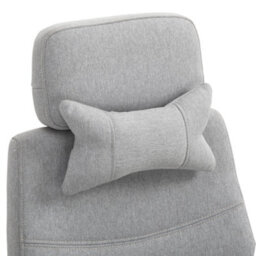 Vinsetto Home Office Chair Reclining Computer Chair W/ Lumbar Support Grey - thumbnail 8