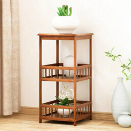 3 Tier Anti-Drop Bedside Sofa End Table Telephone Photo Plant Stand Shelilves W - thumbnail 5