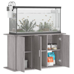 Walplus Grey Sonoma Aquarium Stand 101X41X58 Cm Engineered Wood Fish Tank Cabinet - thumbnail 3