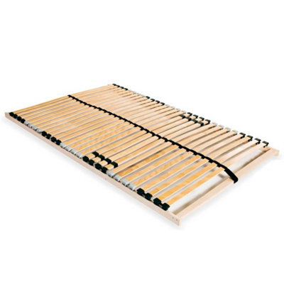 Vidaxl Slatted Bed Base Without Mattress With 28 Slats 7 Zones 100X200 Cm - image 1