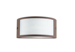 Luminosa Lighting Luminosa Austin Outdoor Flush Wall Light Bronze, Ip54 25X13X12Cm - thumbnail 1