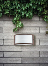 Luminosa Lighting Luminosa Austin Outdoor Flush Wall Light Bronze, Ip54 25X13X12Cm - thumbnail 2