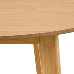 Furniture To Go Roxby Round Dining Table In Matt Oak 120X76Cm - thumbnail 8