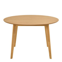 Furniture To Go Roxby Round Dining Table In Matt Oak 120X76Cm - thumbnail 2