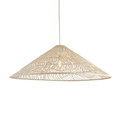 Lighting Collection Tauro Rattan Shade - image 1