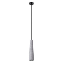 Sollux Lighting Electra Concrete Grey 1 Lights Industrial Pendant Lamps - thumbnail 1