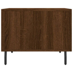 Berkfield Durable Coffee Table Brown Oak 50X50X40 Cm Engineered Wood - thumbnail 7
