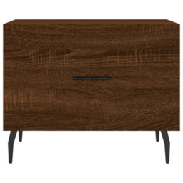 Berkfield Durable Coffee Table Brown Oak 50X50X40 Cm Engineered Wood - thumbnail 5