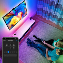 Ener-J Smart Wi Fi Led Tv Backlights With Camera 3.8M Dreamview Rgbic Strip Light App & Voice Control - thumbnail 1