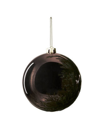 Werchristmas Mocha Extra Large Shatterproof Bauble Shiny 15 Cm - image 1