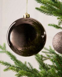 Werchristmas Mocha Extra Large Shatterproof Bauble Shiny 15 Cm - thumbnail 4