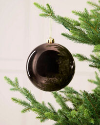 Werchristmas Mocha Extra Large Shatterproof Bauble Shiny 15 Cm - thumbnail 2