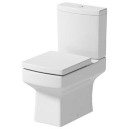 Affine 1600mm Bathroom Suite Single Ended Bath Toilet Vanity Unit Basin White Modern - thumbnail 5