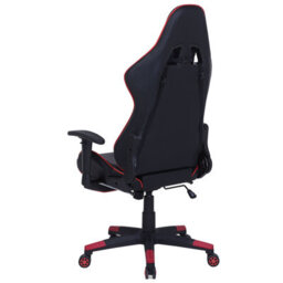 Beliani Gaming Chair Victory Faux Leather Red - thumbnail 7