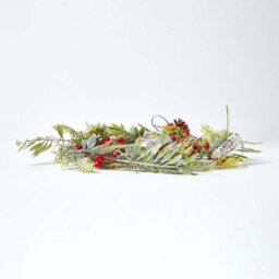 Homescapes Artificial Wreath With Berries And Pinecones, 18 Inches - thumbnail 3