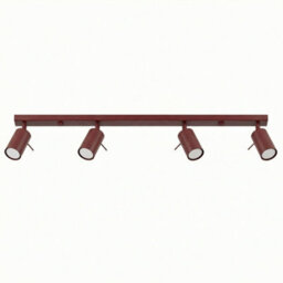 Luminosa Lighting Luminosa Ring Ceiling Spotlight Bar Burgundy 4X Gu10