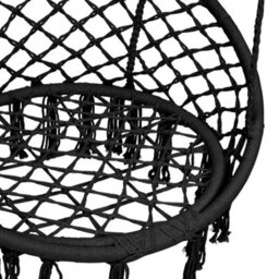 Berkfield Hammock Swing Chair 80 Cm Anthracite - thumbnail 4