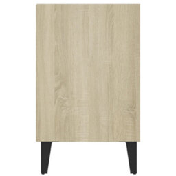 Berkfield Industrial Tv Cabinet With Metal Legs Sonoma Oak 103.5X30X50 Cm - thumbnail 5