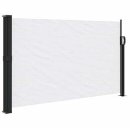 Walplus Retractable Side Awning Garden Sun Shade Canopy Gazebo For Back Door, Porch, Patio White 120X600 Cm - thumbnail 2