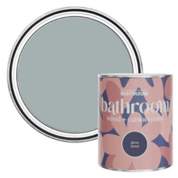 Rust-Oleum Mineral Grey Gloss Bathroom Wood & Cabinet Paint 750Ml - thumbnail 1