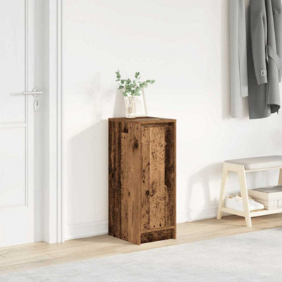 Vidaxl Shoe Cabinet Old Wood 29.5X34X76 Cm Engineered Wood - image 1