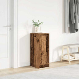 Vidaxl Shoe Cabinet Old Wood 29.5X34X76 Cm Engineered Wood - thumbnail 1