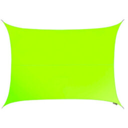 Kookaburra 5M X 4M Rectangle Water Resistant Lime Green Garden Patio Sun Shade Sail Canopy 96.5% Uv Block With Free Rope - thumbnail 1