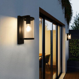 Long Life Lamps Company Outdoor Wall Light Black Lantern Clear Diffuser Zlc378 With Led 4W Warm - thumbnail 9