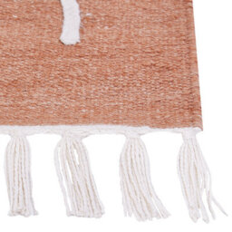 Beliani Outdoor Rug Yavu Light Red 140 X 200 Cm - thumbnail 6
