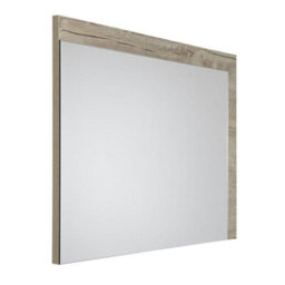 Homestylestore Light Oak Wall Hung Bathroom Mirror 700 X 500mm