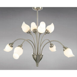 Luminosa Lighting Luminosa Rimini Pendant 8 Light G9 Satin Chrome - thumbnail 2