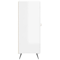 Berkfield Sideboard High Gloss White 34.5X34X90 Cm Engineered Wood - thumbnail 7