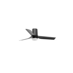 Luminosa Lighting Luminosa Mini Punt Tub Small 3 Blade Ceiling Fan Matt Black With Light 2700 - 4000 - 6000K Tuya Smart System - thumbnail 1
