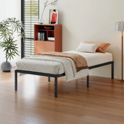 Strong Single Bed 3Ft Single Metal Bed Frame With Slatted Base Bedroom Furniture - thumbnail 1