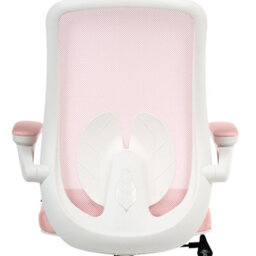 Beliani Office Chair Overlord Pastel Pink - thumbnail 5