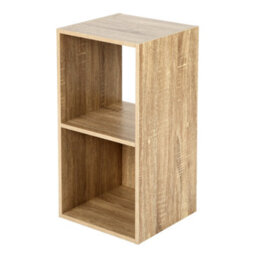 Jane - 2X1 Bookcase - Cube Storage Boxes (Oak) - thumbnail 7