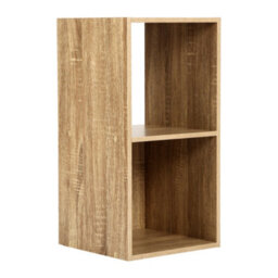 Jane - 2X1 Bookcase - Cube Storage Boxes (Oak) - thumbnail 8