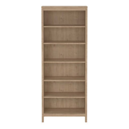 Wyld Haus Wildberry 5-Shelf Tall Bookcase In Jackson Hickory Oak (Natural) - thumbnail 3