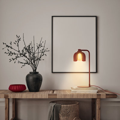 Osram Decor Corolle Table Lamp G9 Red Modern Designer Bedside Desk Light - image 1