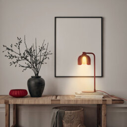 Osram Decor Corolle Table Lamp G9 Red Modern Designer Bedside Desk Light