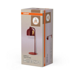 Osram Decor Corolle Table Lamp G9 Red Modern Designer Bedside Desk Light - thumbnail 3