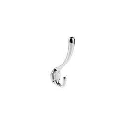 Heavyweight One Piece Hat & Coat Hook 76mm Projection Polished Chrome - thumbnail 2