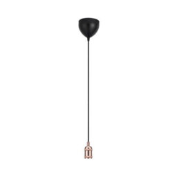 Nordlux Avra Indoor Pendant Light Brown Metal E27 Retro - Mains Powered, Ip20 - thumbnail 3