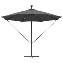 Berkfield Cantilever Banana Parasol Anthracite 294 X 294 X 248 Cm - thumbnail 5