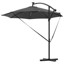 Berkfield Cantilever Banana Parasol Anthracite 294 X 294 X 248 Cm - thumbnail 7